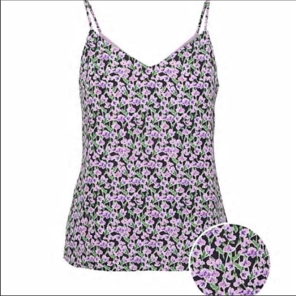 Banana Republic’s purple floral top